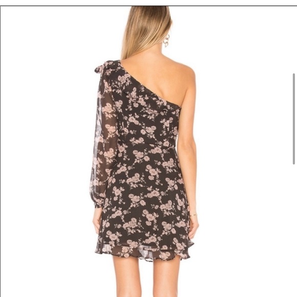 For love and lemons Theo one shoulder dress - Picture 2 of 5